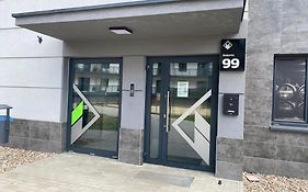Apartament Dekerta winda, duży taras, bezpłatny GARAŻ